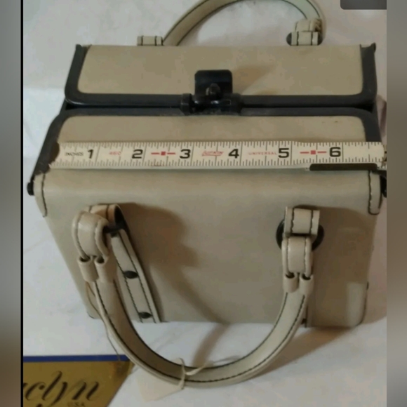 Vintage 1960's Jaclyn Inc. Tote Purse - Picture 6 of 7